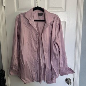 2 for $15 Calvin Klein Mauve Slim Fit Dress Shirt - size 16.5 / M